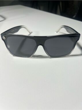 NEVEN JORDAN Polarized Men's Black Rectangular Sunglasses